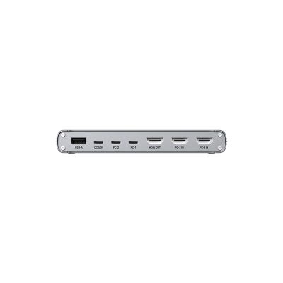 4. UNITEK PRZEŁĄCZNIK KVM USB-C 10GBPS Z HDMI Z TRANSFEREM PLIKÓW MIĘDZY SYSTEMAMI