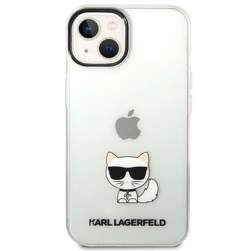 3. Etui Karl Lagerfeld Choupette Body na iPhone 14 Plus - przezroczyste