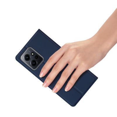 7. Dux Ducis Skin Pro etui do Xiaomi Redmi Note 12 pokrowiec z klapką portfel na kartę podstawka niebieskie