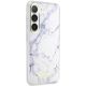 4. Etui Guess Marble Collection na Samsung Galaxy S23 - białe