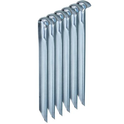 20. ŚLEDZIE SZPILKI DO NAMIOTU 20.5CM KPL.6SZT METALOWE ENERO CAMP