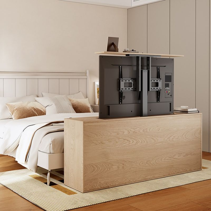 4. MACLEAN UCHWYT ELEKTRYCZNY WYSUWANY DO TV, TUYA, 37''-80'', VESA 600X400, MAX 60KG MC-866T