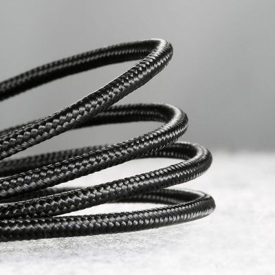 14. Baseus Cafule Cable wytrzymały nylonowy kabel przewód USB / USB-C QC3.0 2A 3M czarno-czerwony (CATKLF-U91)