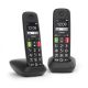 3. Gigaset E290 Duo - Schnurloses DECT Telefon schwarz