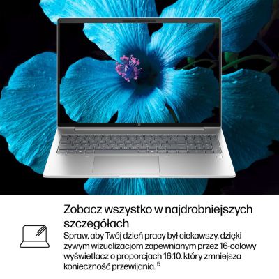 8. HP ProBook 4 G1i AI Intel Core Ultra 7 255U Laptop 40,6 cm (16") WUXGA 16 GB DDR5-SDRAM 512 GB SSD Wi-Fi 6E (802.11ax) Windows 11 Pro AI PC Srebrny