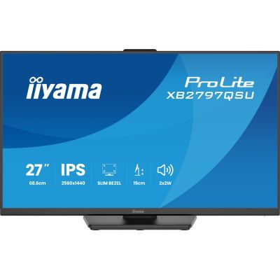 34. iiyama ProLite XB2797QSU-B1 monitor komputerowy 68,6 cm (27") 2560 x 1440 px Quad HD LED Czarny