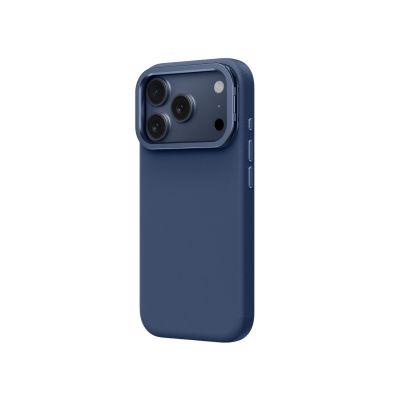 4. Etui AMAZINGTHING Glamour na iPhone 17 Pro Max z podstawką - niebieskie