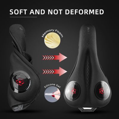 2. Rockbros pokrowiec na siodełko czarno-czerwone