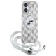 3. Etui Karl Lagerfeld IML Crossbody Monogram Karl & Choupette Head MagSafe na iPhone 16 - przezroczyste