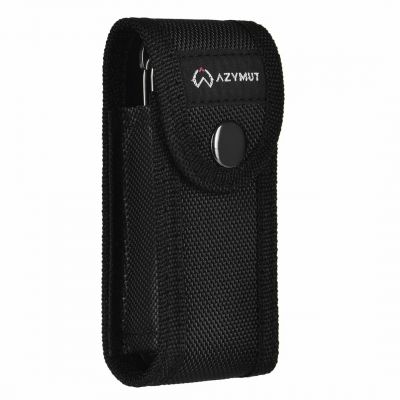 9. Multitool AZYMUT Turon - 10 narzędzi + karabińczyk +kabura do pasa (H-P224108)