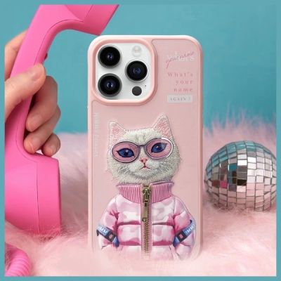 8. Etui Nimmy Cool&Cute 2.0 na iPhone 15 Pro Max - różowe