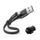 13. Kabel Baseus Nimble USB-A / Lightning 2A 0.23 m - czarny