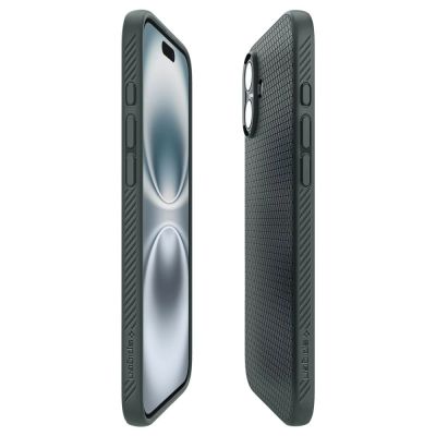 7. Etui Spigen Liquid Air na iPhone 16 - zielone