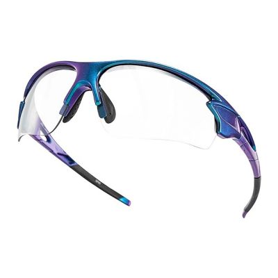 4. Okulary rowerowe Rockbros 10069 fotochromowe UV400 - niebieskie