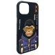 6. Etui Nimmy Cool&Cute 2.0 Monkey na iPhone 15 - czarne