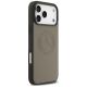 4. Etui Mercedes Leather Vintage Logo MagSafe na iPhone 17 Pro Max - beżowe