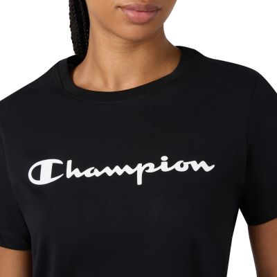 4. Koszulka damska Champion Short Sleeve czarna 118428 KK001