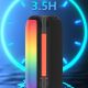 13. Głośnik bezprzewodowy Dudao Y21 podświetlany RGB Bluetooth 5.3 - czarny