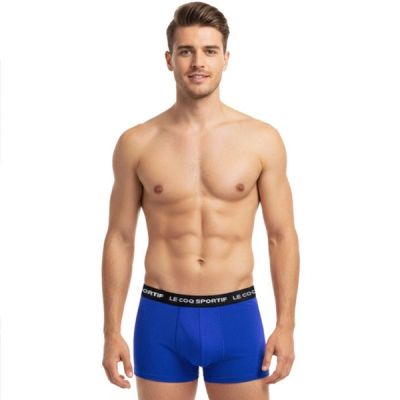 2. Le Coq Sportif bokserki majtki męskie 3PAK czerwone szare granatowe