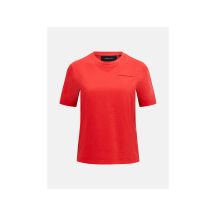 Koszulka PEAK PERFORMANCE Original Small Logo Tee Women czerwony