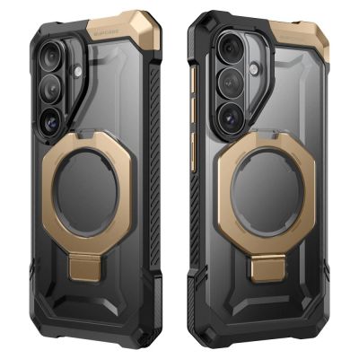 2. Etui Supcase UB Grip Mag MagSafe na Samsung Galaxy S26 - czarno-brązowy