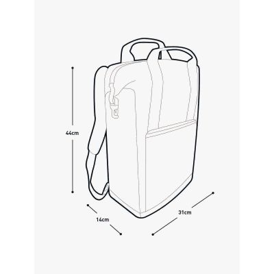 6. Plecak EVOC Tote Backpack 18 carbon grey - black