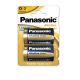 Baterie LR20 D PANASONIC blister 2 sztuki