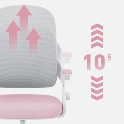 6. Fotel obrotowy Junior 4.3 Pink-Grey