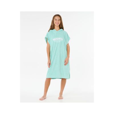 Ponczo dziewczęce RIP CURL Classic Surf Hooded Towel-Girl zielone