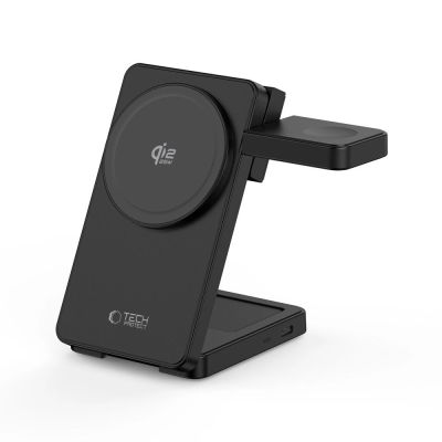 5. Ładowarka bezprzewodowa Tech-Protect A56 3in1 MagSafe + kabel USB-C / USB-C 100 cm - czarna