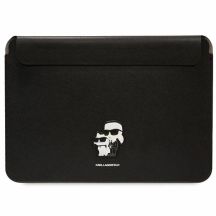 Pokrowiec Karl Lagerfeld Saffiano Karl&Choupette na laptopa 16" - czarny