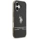 4. Etui US Polo DH and Bottom Stripe Logo MagSafe na iPhone 17 - czarne