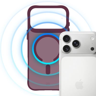 3. Etui 3mk Smoke MagCase na iPhone 18 Pro Max / 17 Pro Max - burgundowa