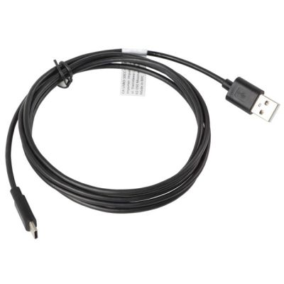 2. Kabel Lanberg CA-USBO-10CC-0018-BK (USB 2.0 typu A M - USB typu C M; 1,8m; kolor czarny)