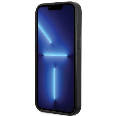 5. Etui Guess Strass Metal Logo na iPhone 13 Pro 6.1" - czarne