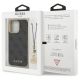 8. Etui Guess 4G Charms Collection na iPhone 14 Pro - szare