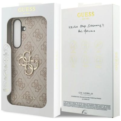 9. Etui Guess Big 4G Classic Logo na Samsung Galaxy S25 FE - różowe