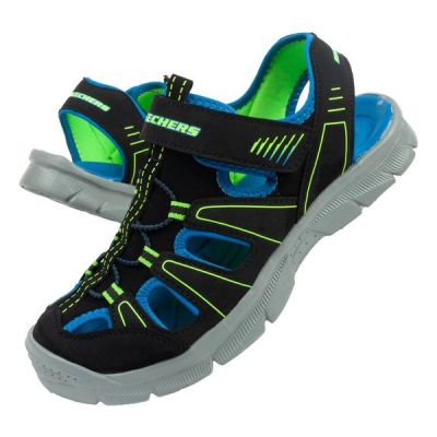 9. Sandały Skechers Jr 406520L/BBLM