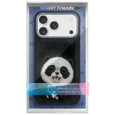 2. Etui Nimmy Big Eyed Pet 2.0 Panda do iPhone 17 - czarne
