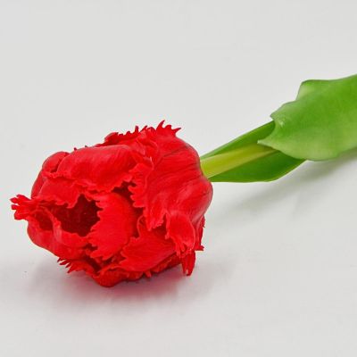 3. TULIPAN CZERWONY 38CM JAK ŻYWY DEKORACJA WIOSENNA