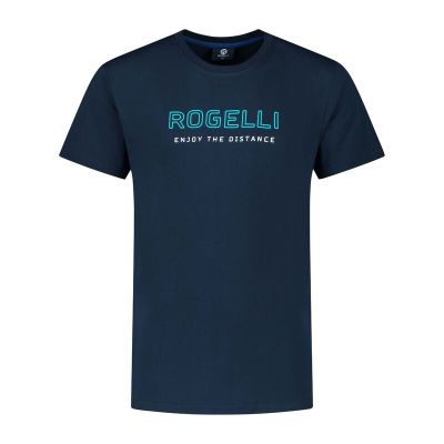 Rogelli t-shirt męski LOGO granatowy M