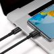10. Kabel Baseus CATYS-C01 USB-C - USB-C PD QC FCP 100W 5A 480Mb/s 2m - czarny