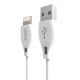 Dudao przewód kabel USB / Lightning 2.4A 1m biały (L4L 1m white)
