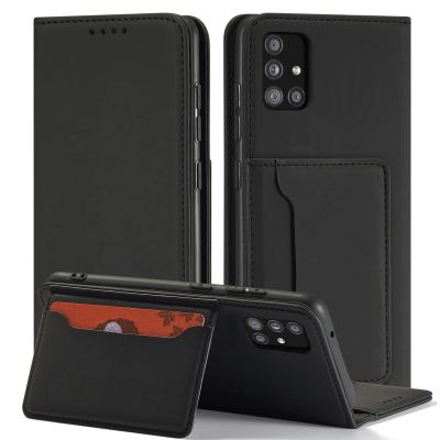 3. Magnet Card Case etui do Xiaomi Redmi Note 11 Pro pokrowiec portfel na karty kartę podstawka czarny