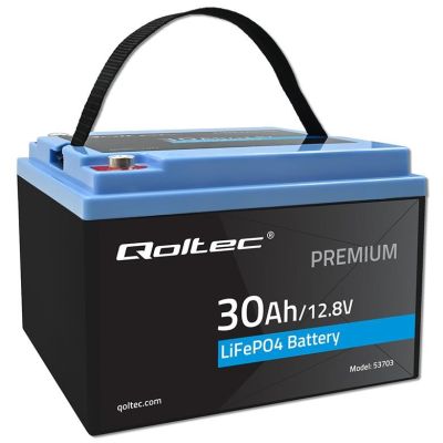 9. Akumulator LiFePO4 Litowo-Żelazowo-Fosforanowy 12.8V 30Ah 384Wh BMS