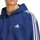 4. Bluza męska adidas Essentials 3-Stripes Fleece Full-Zip Hoodie granatowa KY4144