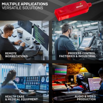 4. Lindy 42782 kabel USB USB 2.0 12 m USB A Czarny