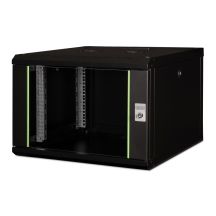 Digitus Szafa sieciowa wisząca Unique 19" 7U rack 600x600, drzwi szyba, czarny, niedzielona, złożona, 100kg