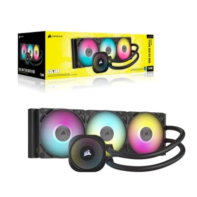 7. CORSAIR iCUE LINK TITAN 360 RX RGB AIO, 360mm Radiator, Liquid CPU Cooler