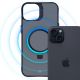 9. Etui 3mk Smoke Case Mag&Stand na Apple iPhone 15 plus - czarne